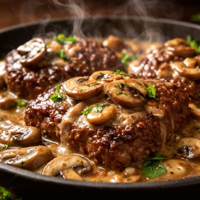 Image of Mushroom Cubed Steaks