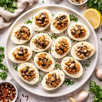 Image of Mushroom Deviled Eggs