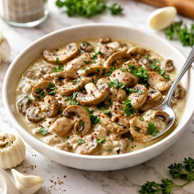 Image of Mushroom Garlic Sauce