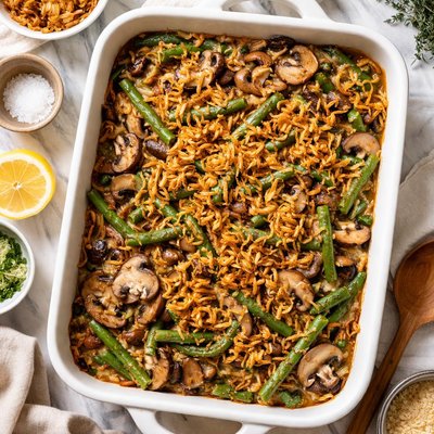 Image of Mushroom Green Bean Casserole
