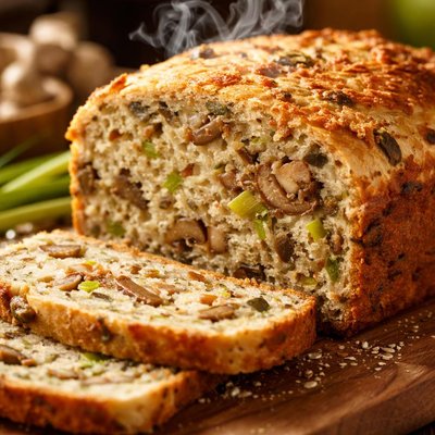Image of Mushroom Leek Bread Bread Machine