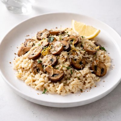 Image of Mushroom Lemon Risotto