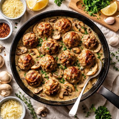 Image of Mushroom Meatballs
