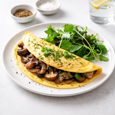 Image of Whole30 Mushroom Omelette