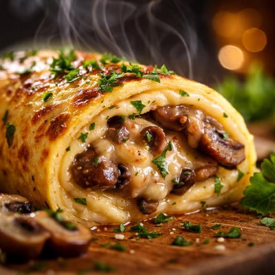 Image of Mushroom Omelette Roll