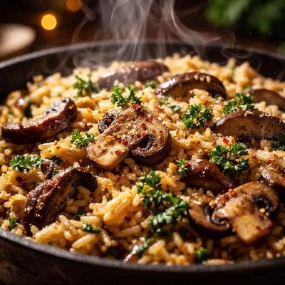 Image of Mushroom Oven Rice