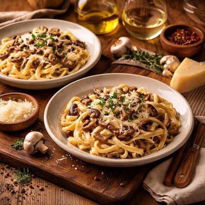 Image of Mushroom Pasta for 2