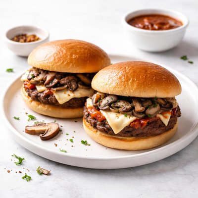 Image of Mushroom Pizza Burgers