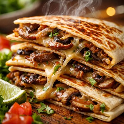 Image of Mushroom Quesadillas Healthy