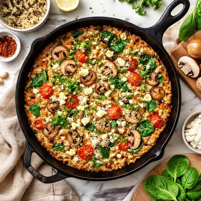 Image of Mushroom Quinoa Frittata