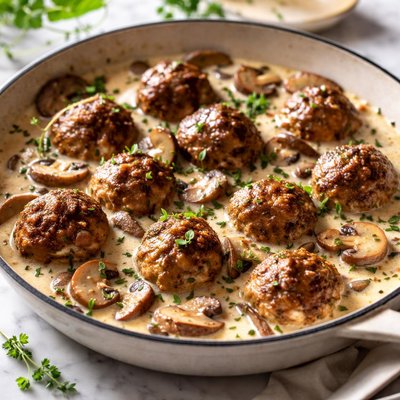 Image of Mushroom Sauce for Meatballs
