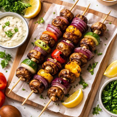 Image of Mushroom Skewer