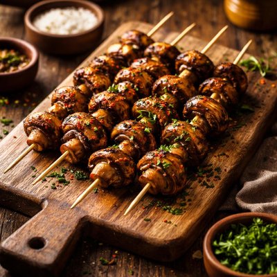 Image of Mushroom Skewers