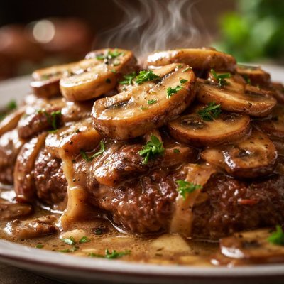 Image of Mushroom Smothered Swiss Steak