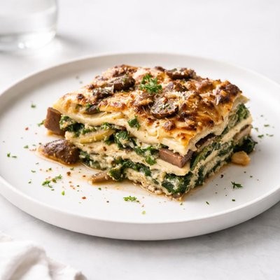 Image of Mushroom Spinach Lasagna