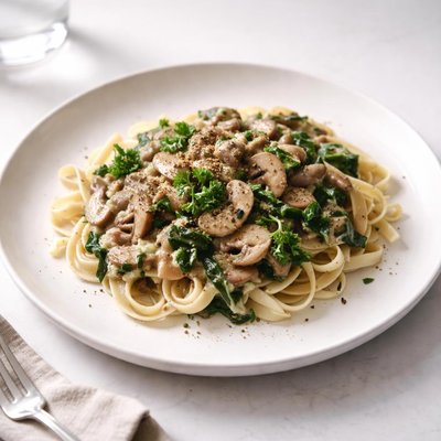 Image of Mushroom Spinach Stroganoff My Way