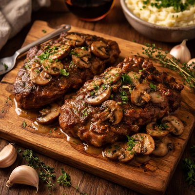 Image of Mushroom Steak Marsala