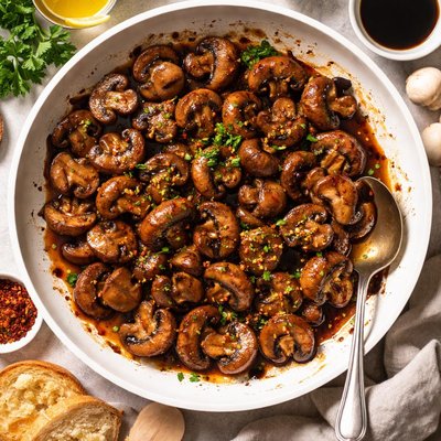 Image of Mushrooms in Balsamic Vinegar