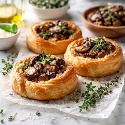 Image of Mushrooms in Pastry