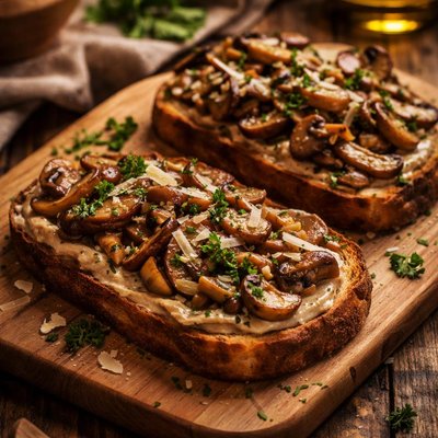 Image of Mushrooms on Toast