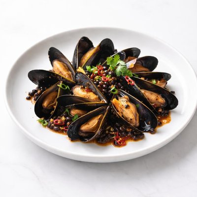 Image of Mussels in Black Bean Sauce