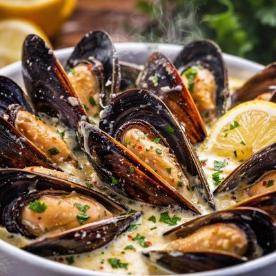 Image of Mussels in Lemon Cream