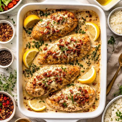 Image of Mustard Baked Creme Chicken