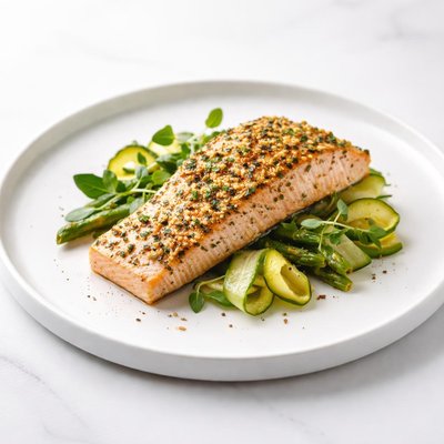 Image of Mustard Baked Salmon