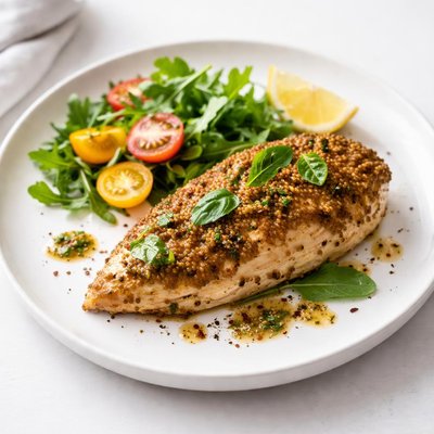 Image of Mustard Basil Baked Chicken