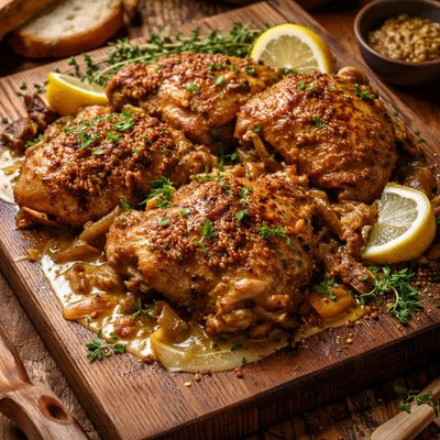 Image of Mustard Braised Chicken