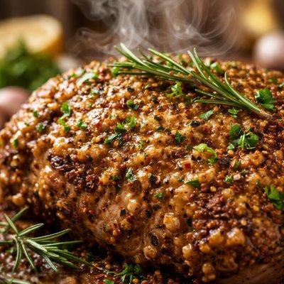 Image of Mustard Coating and Marinade for Roast or Broiled Lamb and Pork