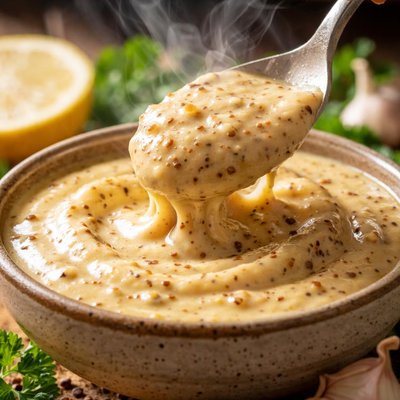 Image of Vegan Mustard Cream Sauce
