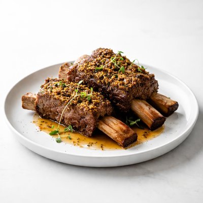 Image of Mustard Crusted Beef Ribs