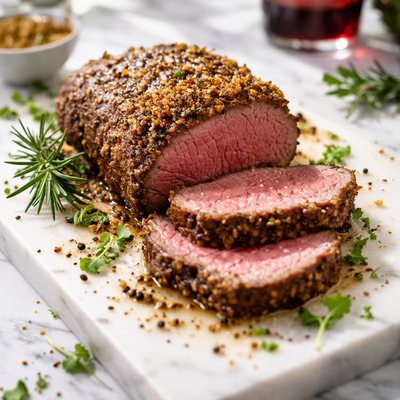 Image of Mustard Crusted Beef Tenderloin
