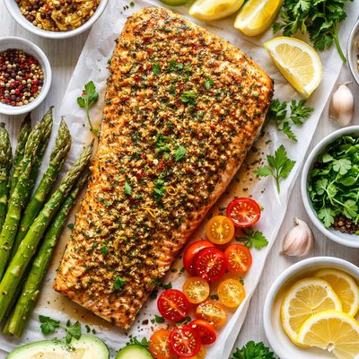 Image of Mustard Crusted Salmon