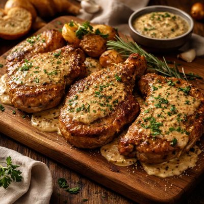 Image of Mustard Pork Chops