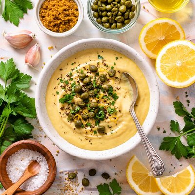 Image of Mustard Sauce with Capers