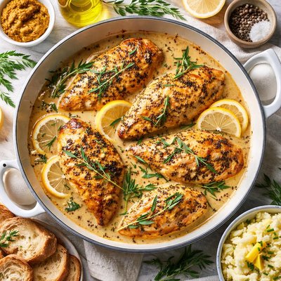 Image of Mustard Tarragon Chicken
