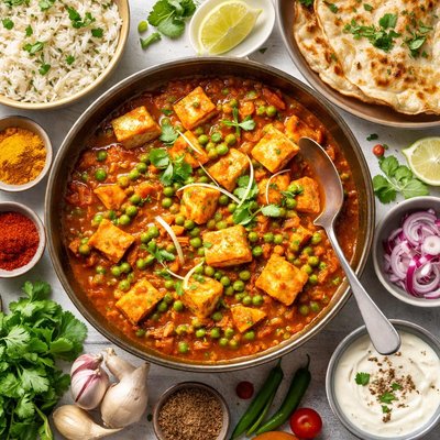 Image of Mutter Paneer Indian Cheese Curry