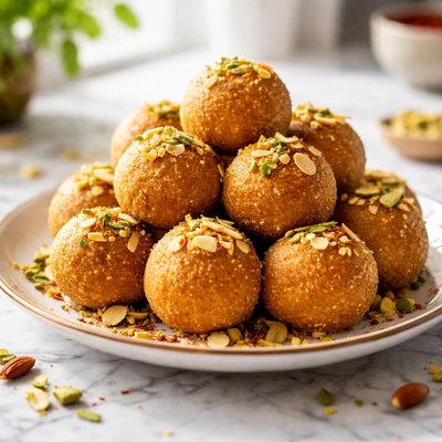 Image of My Addictive Besan Gram Flour Ladoo Will Leave U Licking Ur Fingers Clean