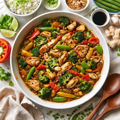 Image of My Chicken Almond Stir Fry