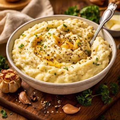 Image of My Easy Roasted Garlic Mashed Potatoes