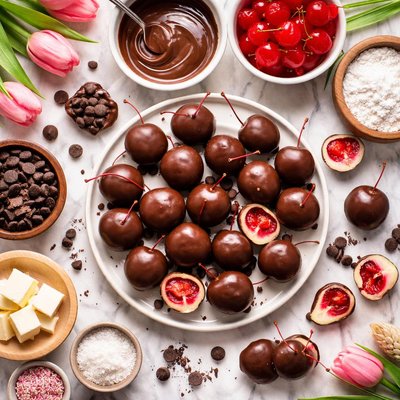 Image of My Famous Chocolate Covered Cherries