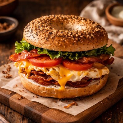 Image of My Favorite Bagel Sandwich