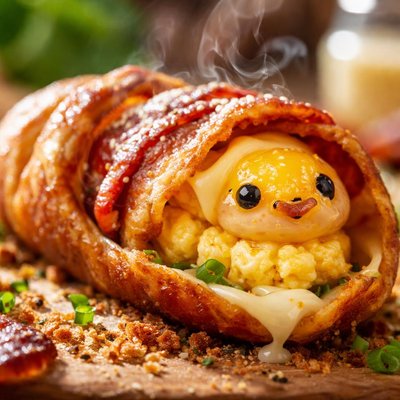 Image of My Favorite Breakfast Caterpillar in a Cocoon