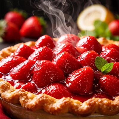 Image of My Favorite Fresh Strawberry Pie