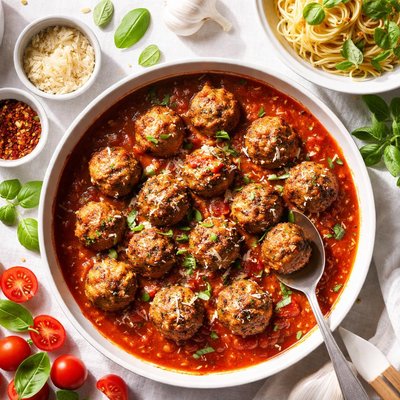 Image of My Favorite Meatballs and Sauce