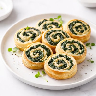 Image of My Favorite Spinach Pinwheels