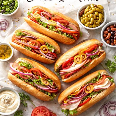 Image of My Favorite Sub Hoagie Rolls
