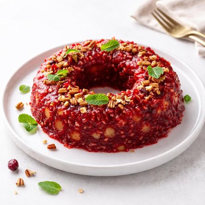 Image of My Grandma Frances Cranberry Pineapple Salad